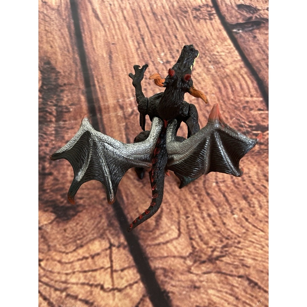 Medieval Fantasy Mythical Black Dragon Articulated Figure 5" Collectible - Picture 3 of 7